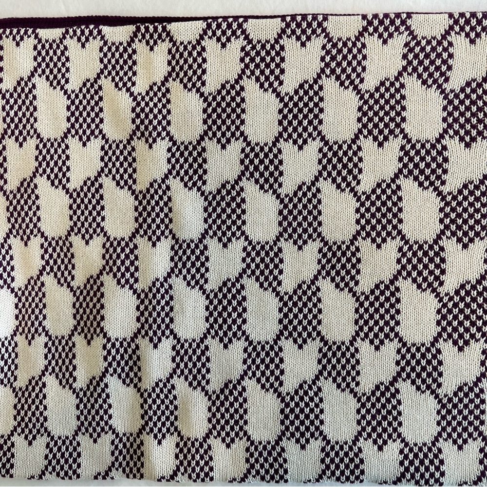 Anthropologie NWT #1 “Sold Out” Violette Cotton Knit Throw - Picture 10 of 15